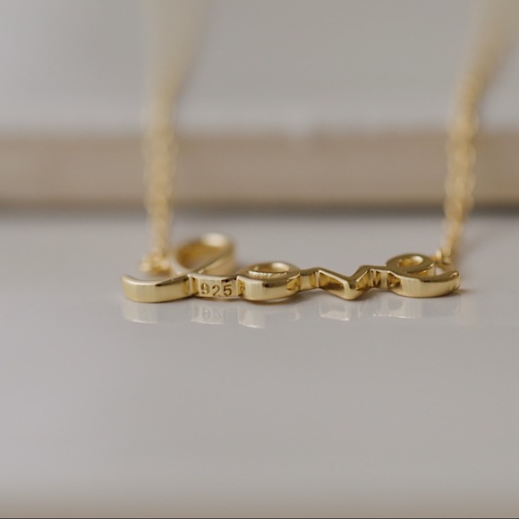 Love Necklace | 14k Gold Plated - Picture 3 of 6